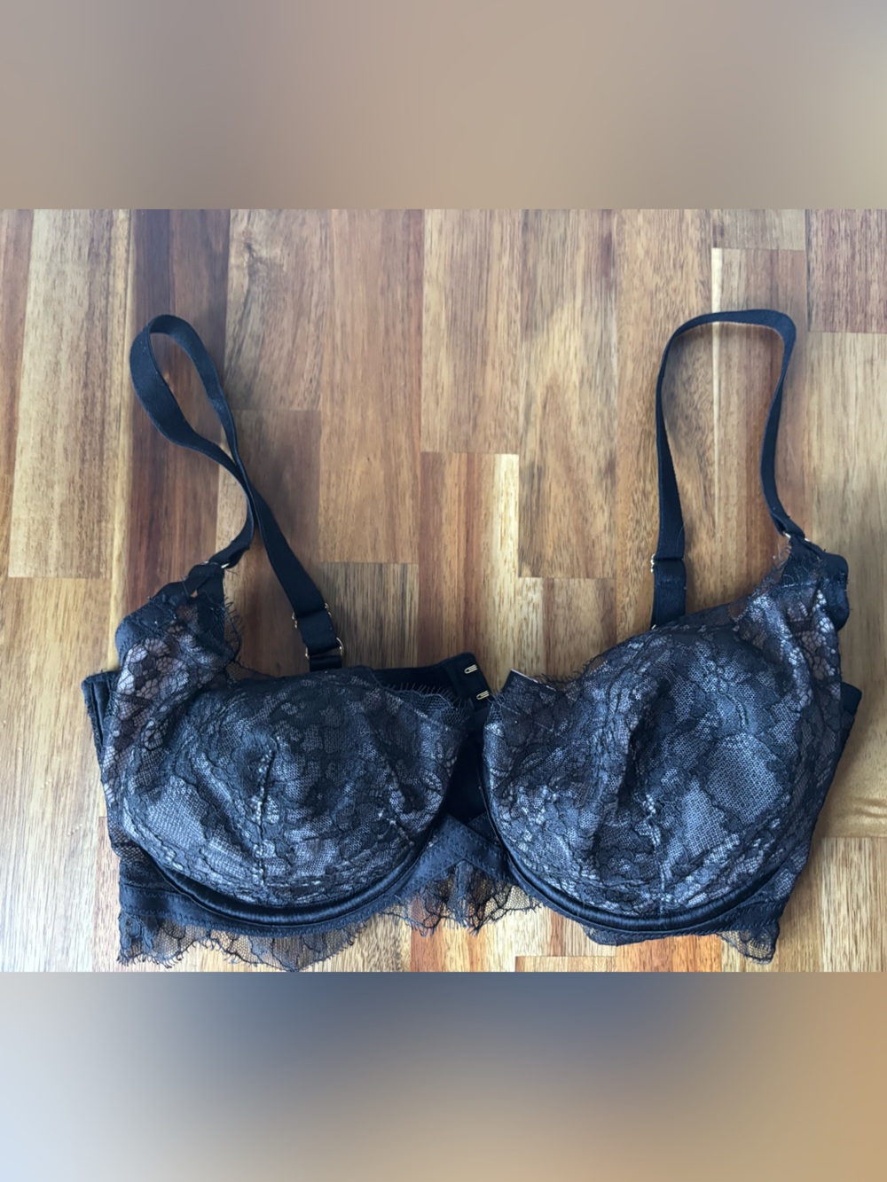 Victoria's Secret Black Lace Underwire Bra